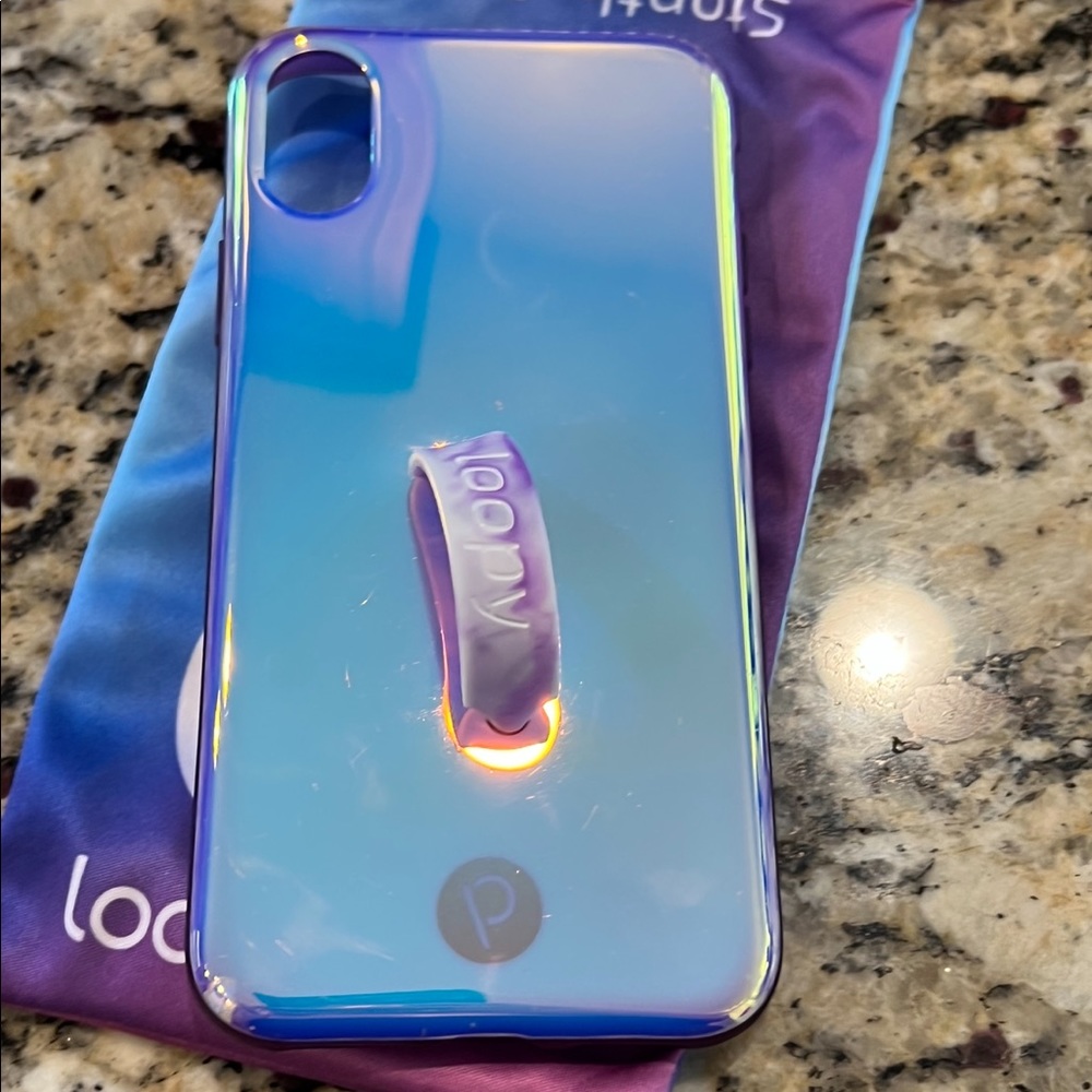 iPhone XS loopy case violet quartz